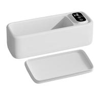 Ultrasonic Cleaning Machine, Small Professional Ultrasonic Cleaner, Digital Timer Ultrasonic Cleaner, Anti Vibration Cleaning Tool 22x8x6.5cm/8.66x3.15x2.56 pulgadas for Toothbrush