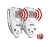 Ultrasonic Cockroach Repeller - Pack Of 2 - Get Rid Of Roaches In 48 Hours