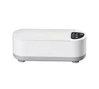 Ultrasonic Contact Lens Cleaner - Digital Jewelry Eyeglass Braces Cleaning Machine, High Frequency Wave Washer | Compact Automatic Storage Box, Men Women Students Home School Office Travel Device