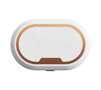 Ultrasonic Contact Lens Cleaner - Rechargeable Fast Cleaning Machine | ABS Material with 10x6.5cm Size, Lightweight 85g Build, 5V Type-C Charging, 2W Power, 3-Minute Cleaning