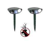 Ultrasonic Deer Repeller - Pack Of 1 - Solar Powered - Get Rid Of Deer In 48 Hours