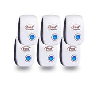 Ultrasonic Insect Rodent Repeller 6 Pack, Indoor Electronic Insect Repeller, Ifor Mosquitoes/cockroaches/mice/spiders/flies