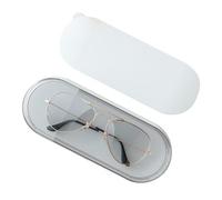 Ultrasonic Jewelry Cleaner, Professional Electric Ultrasonic Cleaning Machine 30 cm, Multifunctional Vibration Wash Box for Glasses, Watches and Accessories, Naranja, Yellow, White