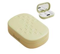 Ultrasonic Lens Cleaner, Intelligent Rechargeable Soft Lens Cleaning Machine, 5 Modes Soak Case for Adults, Family, Friends, Daily Eye Care Routine, 3.86x2.6x3.54 inches