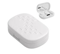 Ultrasonic Lens Cleaner Machine, Soft Interaction Lens, 3.86x2.6x3.54 Inches Daily Care Device with 5 Cleaning Modes, Rechargeable Intelligent Soaking Case for Adults Family Travel Use