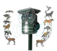 Ultrasonic Solar Deer Repeller - 5 Adjustable Modes - Get Rid Of Deer In 48 Hours hwy