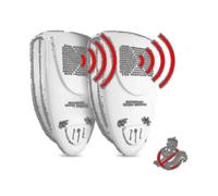 Ultrasonic Squirrel Repeller Pack Of 2 - Get Rid Of Squirrels In 72 Hours Junmai