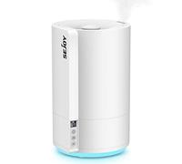Ultrasónico Humidificador Bebes,Humidificador Aceites Esenciales,Humidificador Silencioso 30dB,Grande Humificador Top-Fill,Humedad Constante Inteligente,Luz Nocturna y LED Pantalla 4L