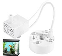 Ultrasónico Mist Maker, estanque Mister Atomizer Fogger, 1,85 x 1,85 x 0,98 pulgadas LED Light Fog Machine & Compact Design, Water Fountain Generator for Aquarium Garden Decoration, or Outdoor