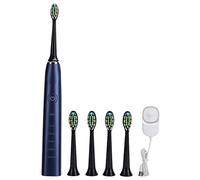 Ultrasonido Automático Completo Puede Cepillarse Verticalmente Inteligente Diseño de Presión de Aire Cepillo de dientes Eléctrico, Para Adulto (Azul Marino)