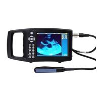 Ultrasonido veterinario portátil de 3,5 MHz para detección de embarazo en cerdos, ovejas, perros y gatos con pantalla LED de 5,6 pulgadas para granjas