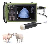 Ultrasonido Veterinario Profesional Kit Veterinario Escáner De Ultrasonido Máquina Portátil De Pruebas De Embarazo HD Con Sonda 3.5 Mhz Para Cerdos Y Ovejas(Pigs and Sheep)