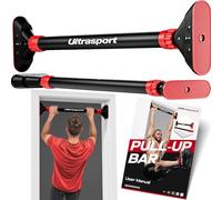 Ultrasport Barra de dominadas para colgar sin taladrar hasta 200 kg, barra de dominadas, barra de puerta para dominadas, barras de dominadas