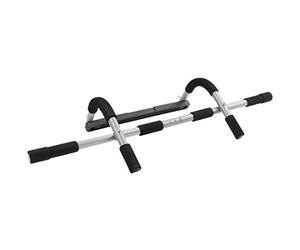 Ultrasport Barra Fija multifunción para Puerta, de dominadas con empuñadura Suave, para Fitness y musculación (Carga máxima 80 kg)