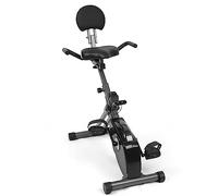 Ultrasport Bicicleta estática para Mayores Seniors Recumbent Hometrainer, 60% Acero 30% PP 10% PS, Negro/Gris, Extra cómodo