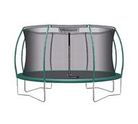 Ultrasport Cama elástica de Jardín, Set con Superficie de Salto, Red de Seguridad, Postes Acolchados y Cubierta del Borde, Resistente a la Intemperi, Unisex,Springs o sistema de cuerdas elástico