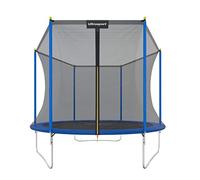 Ultrasport Cama elástica de jardín Uni-Jump Trampolín Infantil, certificación Intertek GS, con Superficie de Salto, Red de Seguridad, Unisex Niños, Azul, Ø305 cm