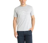 Ultrasport Cruz Birk Camiseta de Manga Corta, Hombre, Gris Mezcla, S