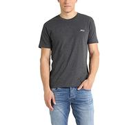 Ultrasport Cruz Lehigh Camiseta de Manga Corta, Hombre, Gris Oscuro Mezcla, L