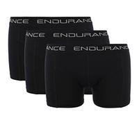 Ultrasport Endurance Burke Paquete de 3 Calzoncillos Bóxer, Hombre, Negro, XL