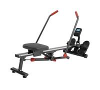 Ultrasport Maquina de Remo para Casa Plegable con 12 Niveles y Extra Silenciosa I Rowing Machine Certificada hasta 110 KG