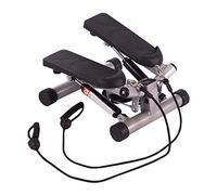 Ultrasport Máquina de step Swing Stepper con cintas de entrenamiento / aparato de entrenamiento Stepper con resistencia regulable y consola inalámbrica - stepper Up-Down para principiantes y usuarios avanzados, pequeño y compacto