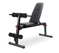 Ultrasport musculación Plegable multifunción TR-5 All in One 9-1, Acolchado cómodo, Respaldo Regulable, se Puede Usar como Banco Plano, Adecuado para Principiantes y Profesionales, Unisex Adulto