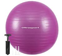 Ultrasport Pelota de pilates de 45 cm, para yoga, fitness, softball hasta 300 kg, antideslizante, antiburst, para embarazo, gimnasia, pelota ergonómica para asiento de oficina, pequeña y grande, color