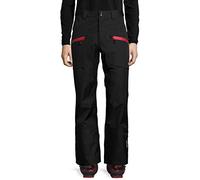 Ultrasport Professional Inuit Pantalones de Esquí, Hombre, Negro (Black/Red), M