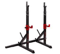 Ultrasport Soporte para pesas, mancuerdas y discos, soporte para barra larga para press de banca, sentadillas, peso muerto, soporte para barra larga, carga máxima hasta 200 kg