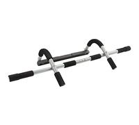 Ultrasport Unisexo 4-1 Barra Dominadas, Puerta Barra Dominadas, Entrenador Multifuncional, Equipo Entrenamiento Para El Hogar Y Oficina, Pull-Up, Longitud Del Marco Aprox. 61 A Max. 81, Gris Y Negro