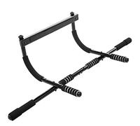 Ultrasport Unisexo 4-1 Barra Dominadas, Puerta Barra Dominadas, Entrenador Multifuncional, Equipo Entrenamiento Para El Hogar Y La Oficina, Pull-Up, Longitud Del Marco Aprox. 73 A Max. 89, Negro