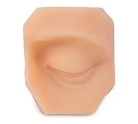 Ultrassist Modelo de ojo izquierdo de silicona suave para practicar sutura, modelo flexible de silicona para exhibición de educación, ojo de goma para instrucciones de enseñanza