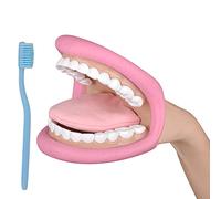 Ultrassist Muñeca Guante Modelo Dientes, Modelo Dental Docencia en Odontología Pediátrica, Adecuado para el Aprendizaje del Cuidado Bucal de los Niños, Incluido el Cepillo deDientes