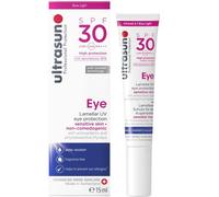 ULTRASUN Protección Solar Física UV Para Ojos Piel Sensible SPF 30, 15 ml