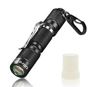 UltraTac K1 - Linterna LED ultra brillante de 180 lúmenes, mini luz AAA impermeable con botón de presión, tamaño compacto de bolsillo para EDC, camping, senderismo, emergencias y uso al aire última
