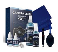 ULTRAVUE 's Ultimate Kit de limpieza de lentes de cámara, limpiador de lentes de cámara, bolígrafo, tapón de niebla y paños de microfibra, kit de limpieza de cámara, soplador de lente para DSLR y