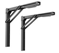 Ultrawall Soportes de estante plegables, soporte de estante plegable resistente