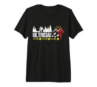 Ultreia Camino de Santiago Peregrino Camino de Santiago Cruz de Santiago Camiseta Premium