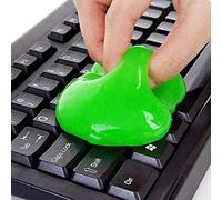 ULTRICS Teclado Limpiador Gel, Reutilizables Pegajoso Polvo Limpieza Masilla para Computadora, PC, Portátil, Móvil, Impresoras, Control Remoto, Ventilaciones de Automóviles, Cámara (Verde)