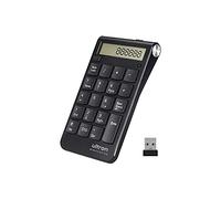 Ultron 364181 UN2 Teclado numérico, 2,4 GHz, calculadora USB numérica inalámbrica Numpad inalámbrico con función multifunción de 20 Teclas, Teclado con Pantalla para Macbooks, PC y portátiles