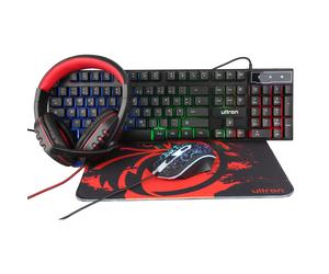 Ultron hawk gaming set teclado ratón incluido juego qwertz alemán ne