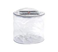 Ultron 185953 Save-E-Linterna LED Plegable con luz Solar, Transparente, 10.9 x 12.7 x 2.54 cm