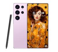 ULUCAN Smartphone S25 Ultra Premium 5G: 16 GB, 1 TB, Pantalla HD de 7,3" y 1440p, cámaras duales de 108 MP y 72 MP, Snapdragon 8Gen 3, Carga rápida de 8000 mAh, Android 14 Desbloqueado,Pink-1TB