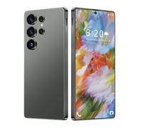 ULUCAN Smartphone S26 Ultra con lápiz táctil Integrado, Android 5G, Doble SIM, versión Global, Pantalla Completa de 7,3 Pulgadas, 8000 mAh, Ideal para Aventuras al Aire Libre,Green-1TB