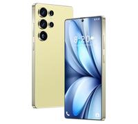 ULUCAN Smartphone S26 Ultra económico, versión Global, Desbloqueado, Pantalla HD de 7,3 Pulgadas, Android 14.0, 16 GB de RAM, 1 TB de ROM, Red 5G, Doble SIM, para Juegos y TV,Gold-1TB