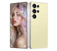 ULUCAN Smartphone Ultrafino para S24 Ultra con lápiz óptico Integrado, Celular de Aventura, 16 GB de RAM, 1 TB de ROM, Pantalla HD de 7,3 Pulgadas, batería de 8000 mAh,Gold-1TB
