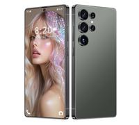 ULUCAN Smartphone Ultrafino para S24 Ultra con lápiz óptico Integrado, Celular de Aventura, 16 GB de RAM, 1 TB de ROM, Pantalla HD de 7,3 Pulgadas, batería de 8000 mAh,Green-1TB