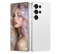 ULUCAN Smartphone Ultrafino para S24 Ultra con lápiz óptico Integrado, Celular de Aventura, 16 GB de RAM, 1 TB de ROM, Pantalla HD de 7,3 Pulgadas, batería de 8000 mAh,White-1TB