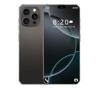 ULUCAN Teléfono Inteligente i16 Pro MAX, cámara de 72 MP y 108 MP, 8000 mAh, Android 14, Pantalla Completa de 7,3 Pulgadas, versión Global, Tarjeta SIM Dual 4G/5G, 16 GB, 1 TB, Face ID, GPS,Black-1TB